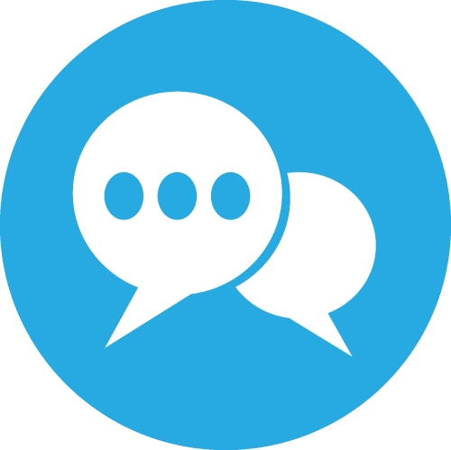 Speech bubble icon sign symbol design