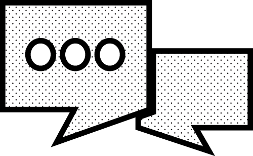 Speech bubble icon sign symbol design