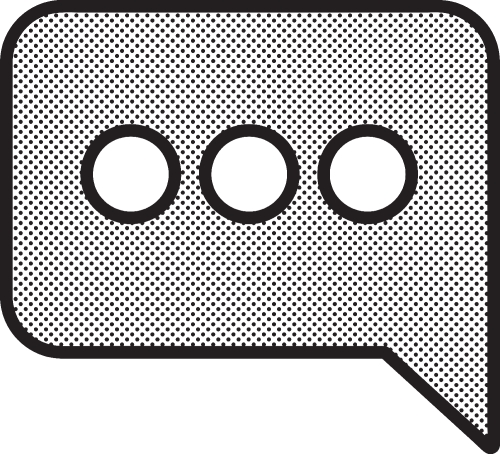 Speech bubble icon sign symbol design