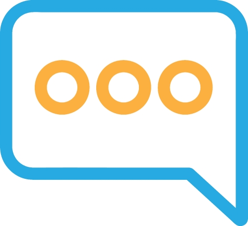 Speech bubble icon sign symbol design