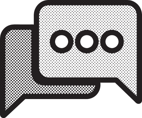 Speech bubble icon sign symbol design