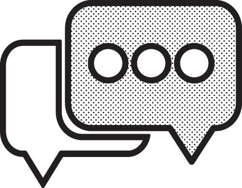 Speech bubble icon sign symbol design