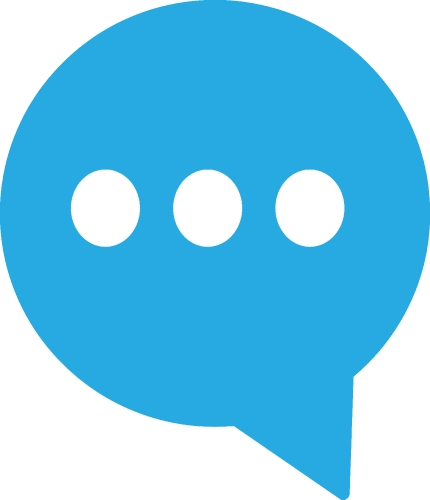 Speech bubble icon sign symbol design