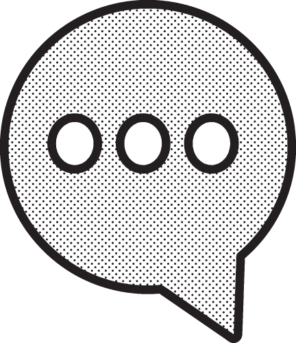 Speech bubble icon sign symbol design