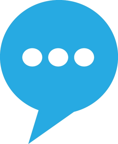 Speech bubble icon sign symbol design