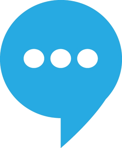 Speech bubble icon sign symbol design