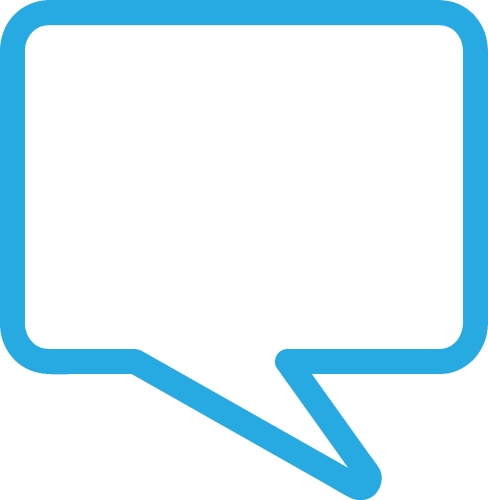 Speech bubble icon sign symbol design