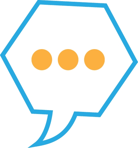 Speech bubble icon sign symbol design