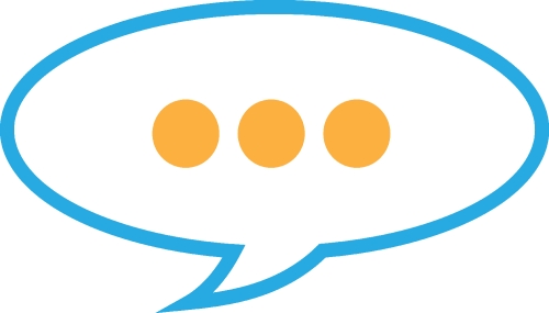 Speech bubble icon sign symbol design