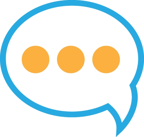 Speech bubble icon sign symbol design