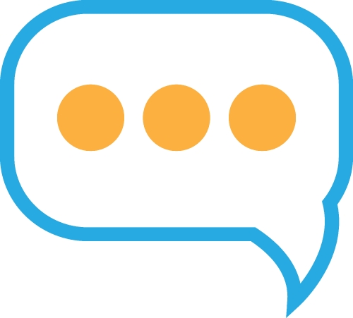 Speech bubble icon sign symbol design