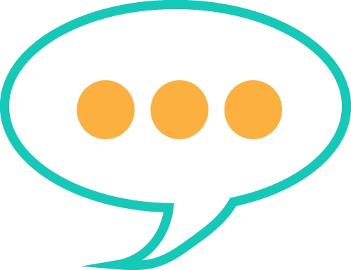 Speech bubble icon sign symbol design