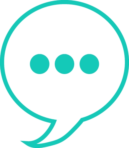 Speech bubble icon sign symbol design