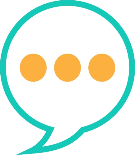 Speech bubble icon sign symbol design