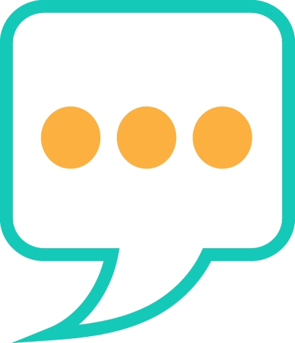 Speech bubble icon sign symbol design