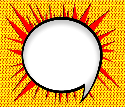 Speech Bubble Pop Art