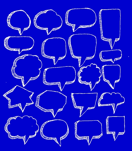 Speech Bubble Sketch hand drawn bubble speech