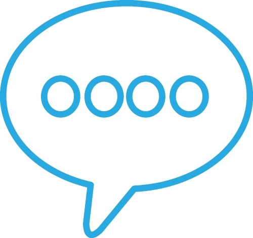 Speech bubbles icon sign symbol design