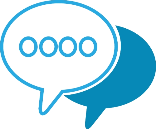 Speech bubbles icon sign symbol design