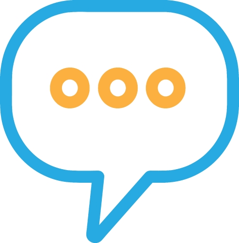 Speech bubbles icon sign symbol design