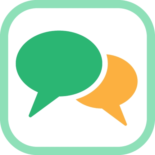 speech bubbles icon symbol sign