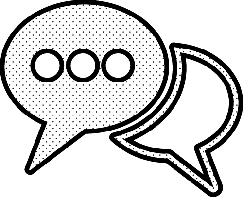 Speech bubbles icon symbol sign