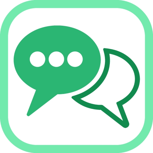 Speech bubbles icon symbol sign