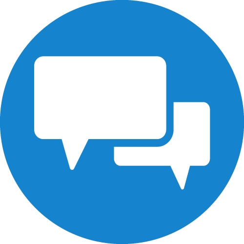 Speech bubbles icon symbol sign