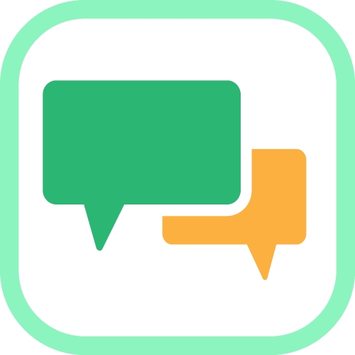 Speech bubbles icon symbol sign