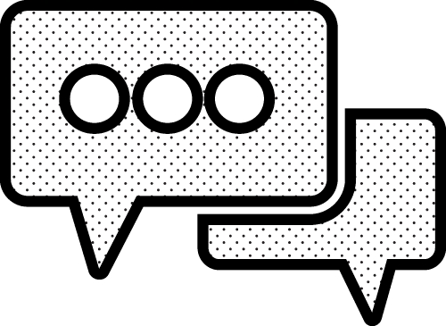 Speech bubbles icon symbol sign