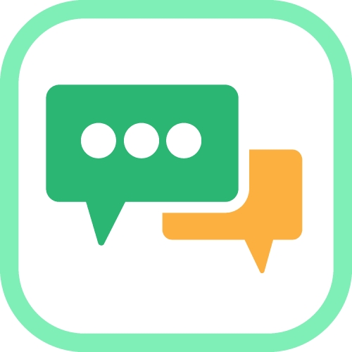 Speech bubbles icon symbol sign