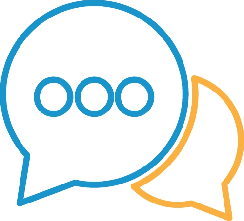 Speech bubbles icon symbol sign