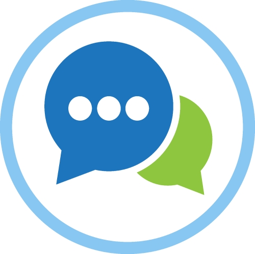 Speech bubbles icon symbol sign