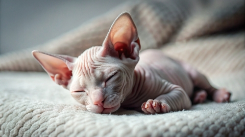 Sphinx cat cute kitten sleeping 25feb24 (4)