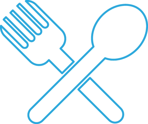 Spoon Fork Icon sign symbol design