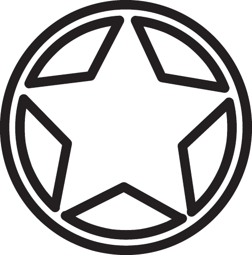 star icon sign design