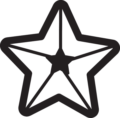 star icon sign design