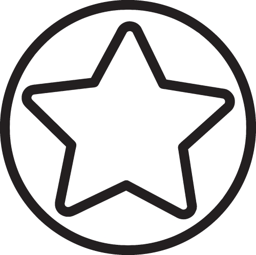 star icon sign design