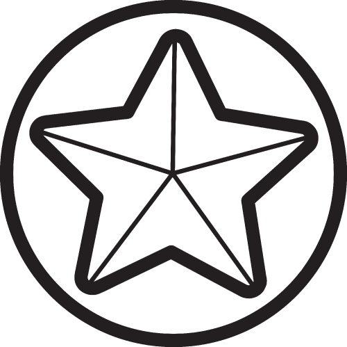 star icon sign design