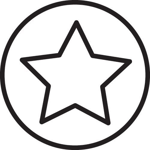 star icon sign design