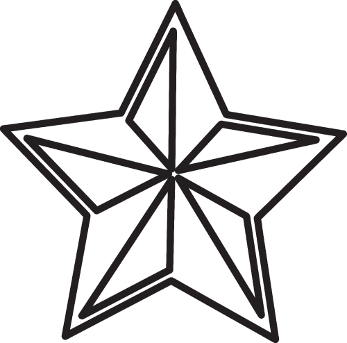 star icon sign design