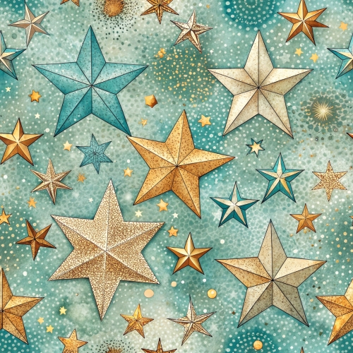 Stars seamless pattern abstract background design