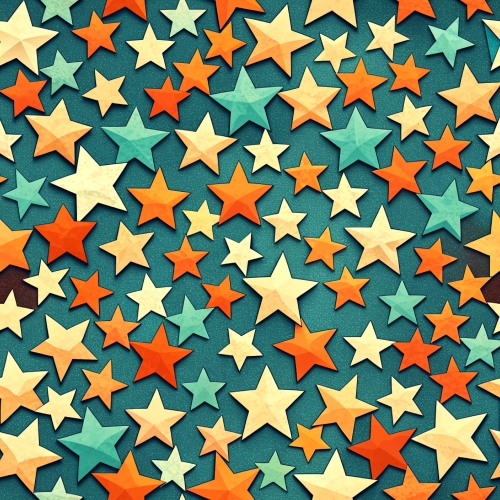 Stars seamless pattern abstract background design