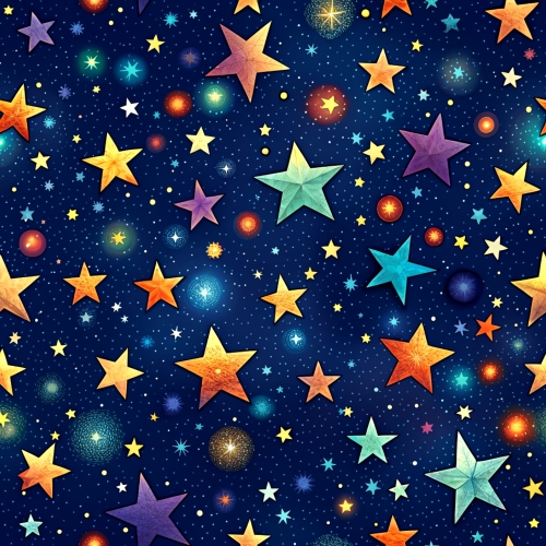 Stars seamless pattern abstract background design