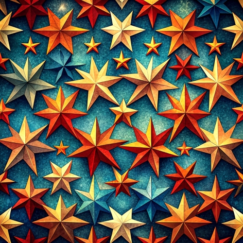 Stars seamless pattern abstract background design