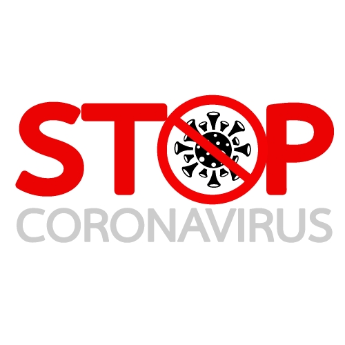 Stop coronavirus covid-19 Vector sign design