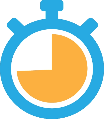 Stopwatch icon sign symbol design