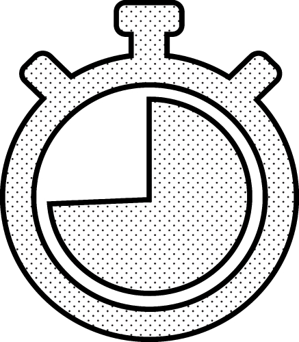 Stopwatch icon sign symbol design