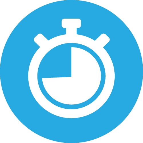 Stopwatch icon sign symbol design