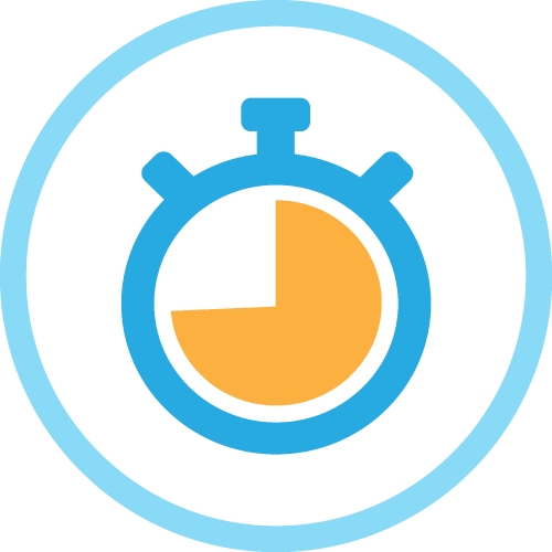 Stopwatch icon sign symbol design